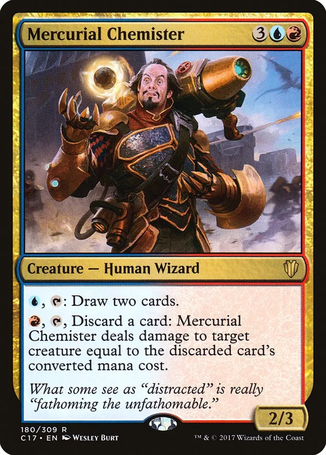 2017 Commander 2017 Mercurial Chemister #180 rare card image
