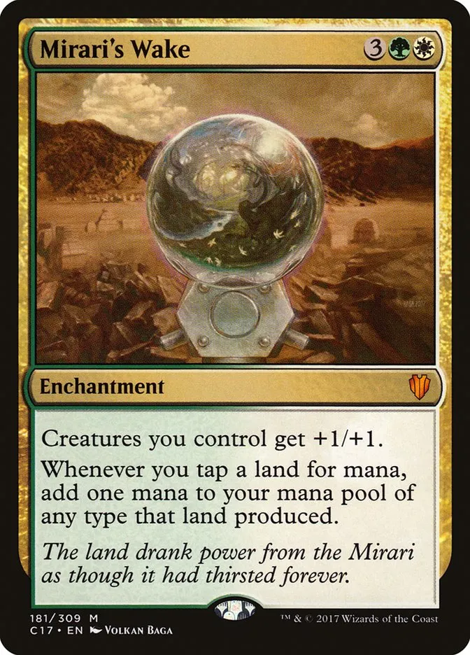 2017 Commander 2017 Mirari's Wake #181 mythic card image