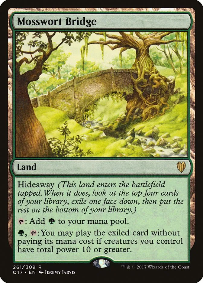 2017 Commander 2017 Mosswort Bridge rare #261 rare card image