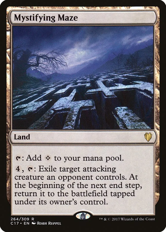 2017 Commander 2017 Mystifying Maze rare #264 rare card image