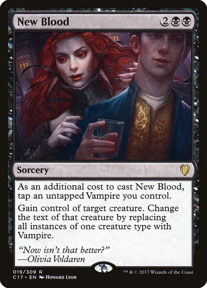 2017 Commander 2017 New Blood rare #19 rare card image