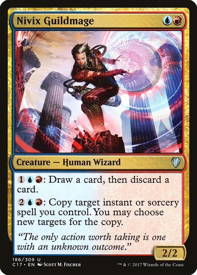 2017 Commander 2017 Nivix Guildmage uncommon #186 uncommon card image