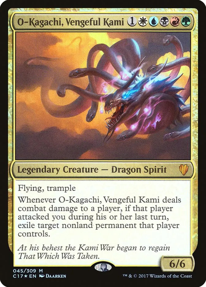 2017 Commander 2017 O-Kagachi, Vengeful Kami #45 mythic card image