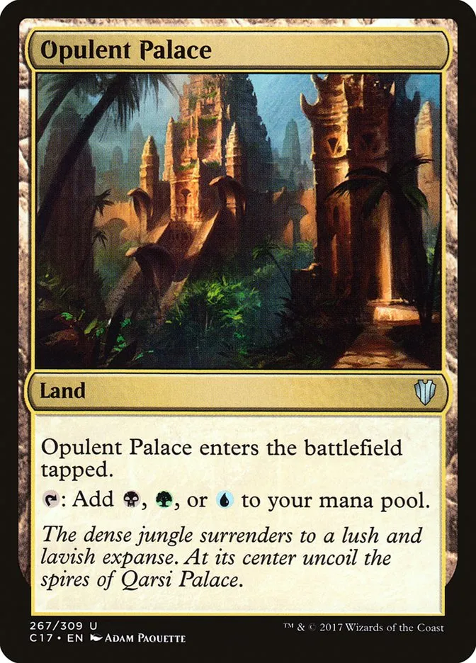 2017 Commander 2017 Opulent Palace uncommon #267 uncommon card image
