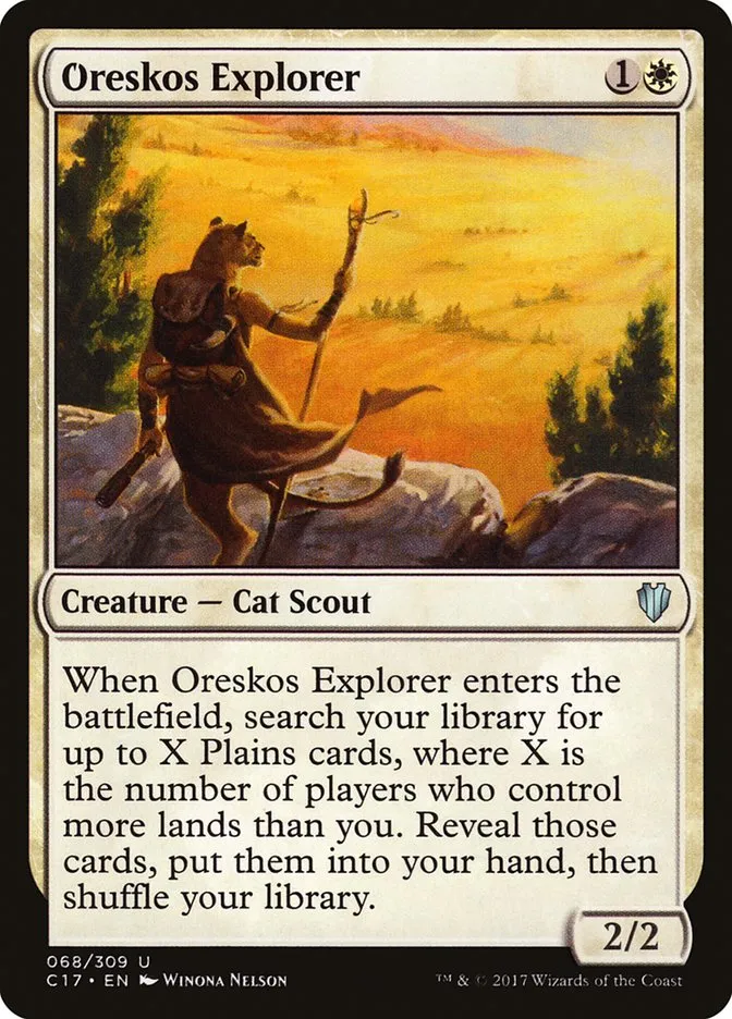 2017 Commander 2017 Oreskos Explorer uncommon #68 uncommon card image
