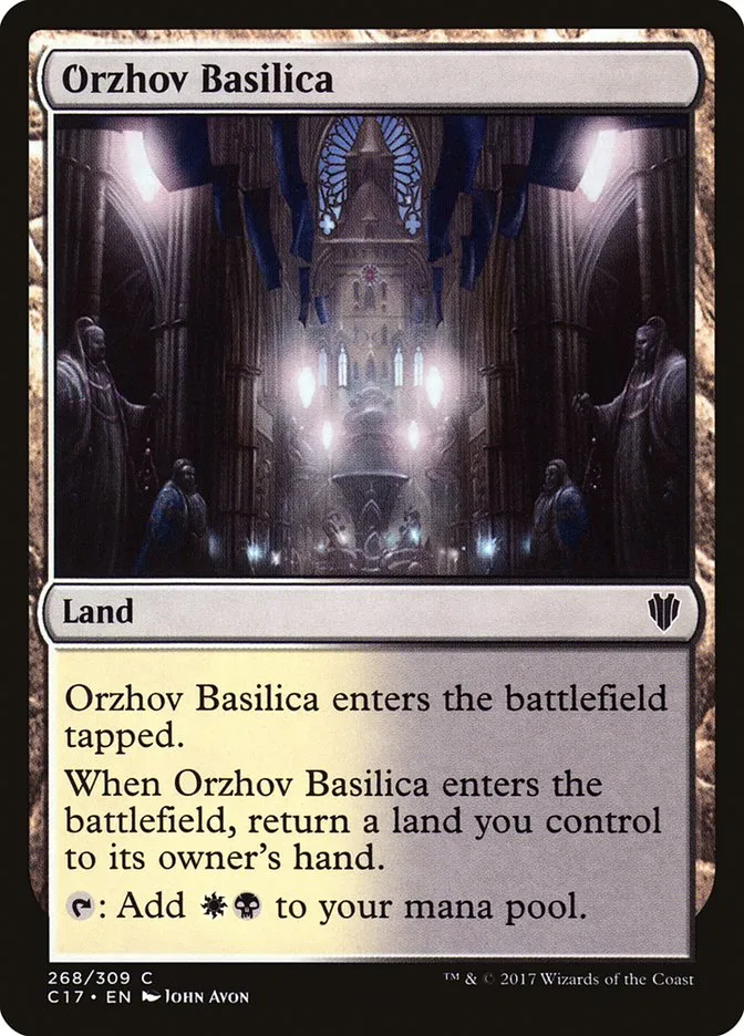 2017 Commander 2017 Orzhov Basilica common #268 common card image