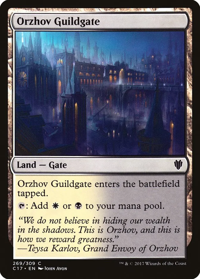 2017 Commander 2017 Orzhov Guildgate common #269 common card image