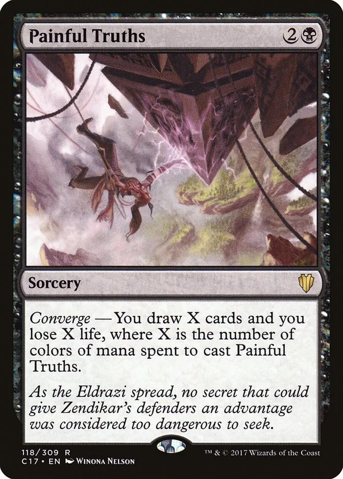 2017 Commander 2017 Painful Truths #118 rare card image