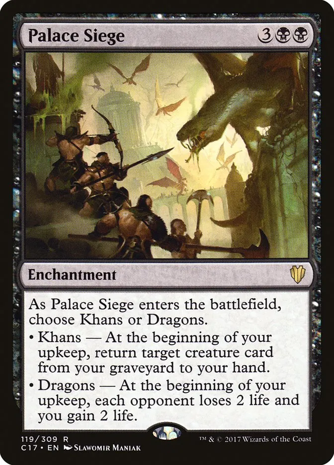 2017 Commander 2017 Palace Siege rare #119 rare card image