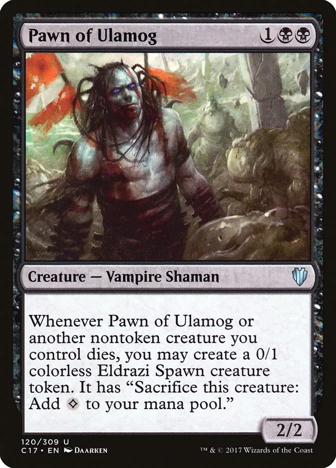 2017 Commander 2017 Pawn of Ulamog #120 uncommon card image