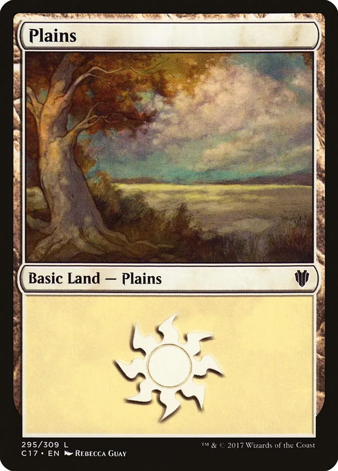 2017 Commander 2017 Plains common #295 common card image