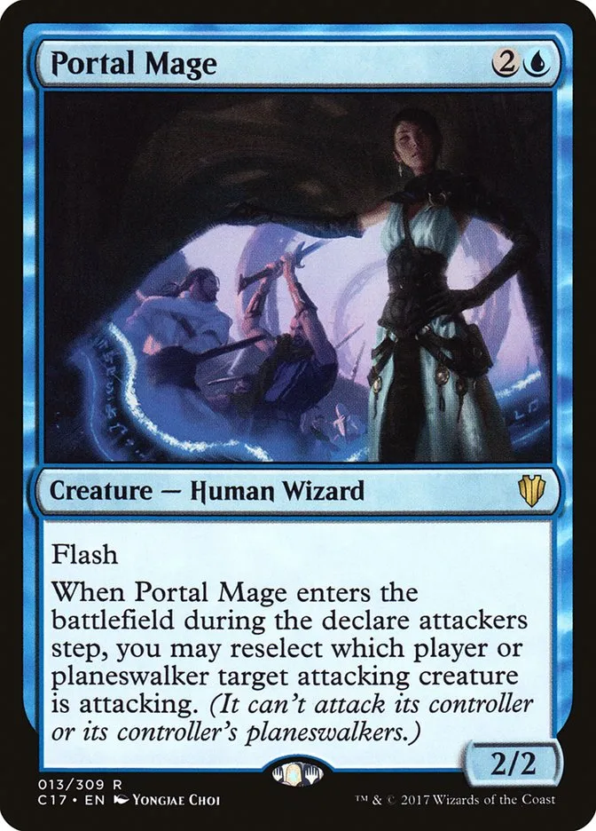 2017 Commander 2017 Portal Mage #13 rare card image