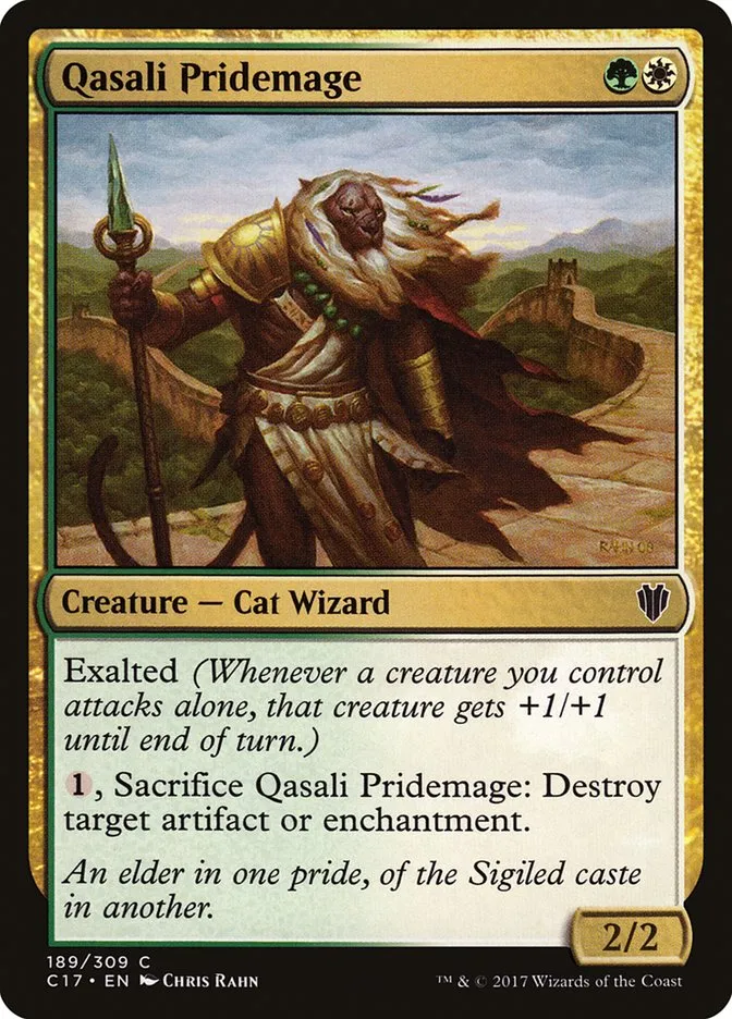 2017 Commander 2017 Qasali Pridemage common #189 common card image
