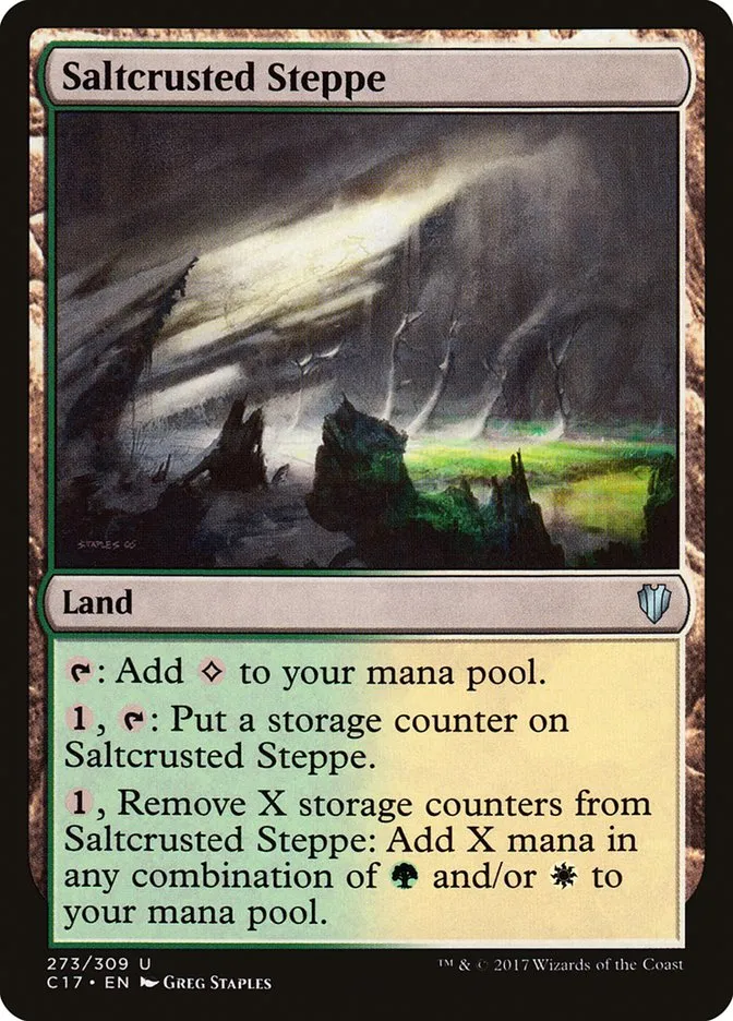2017 Commander 2017 Saltcrusted Steppe uncommon #273 uncommon card image