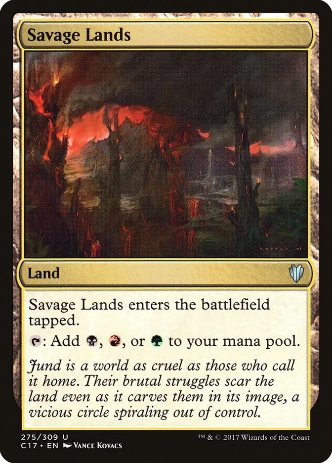 2017 Commander 2017 Savage Lands uncommon #275 uncommon card image