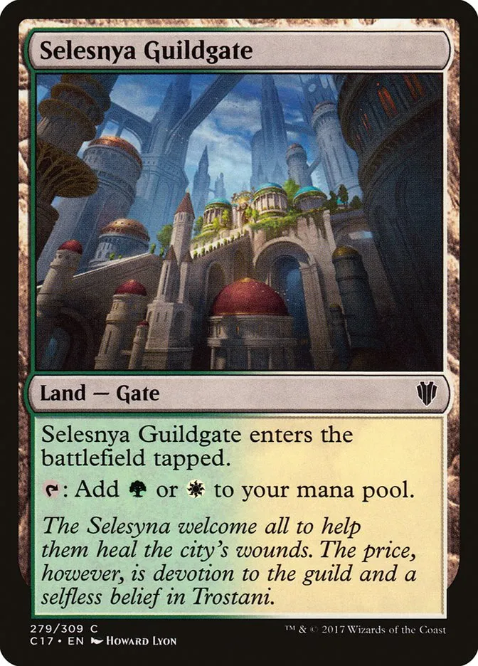2017 Commander 2017 Selesnya Guildgate common #279 common card image