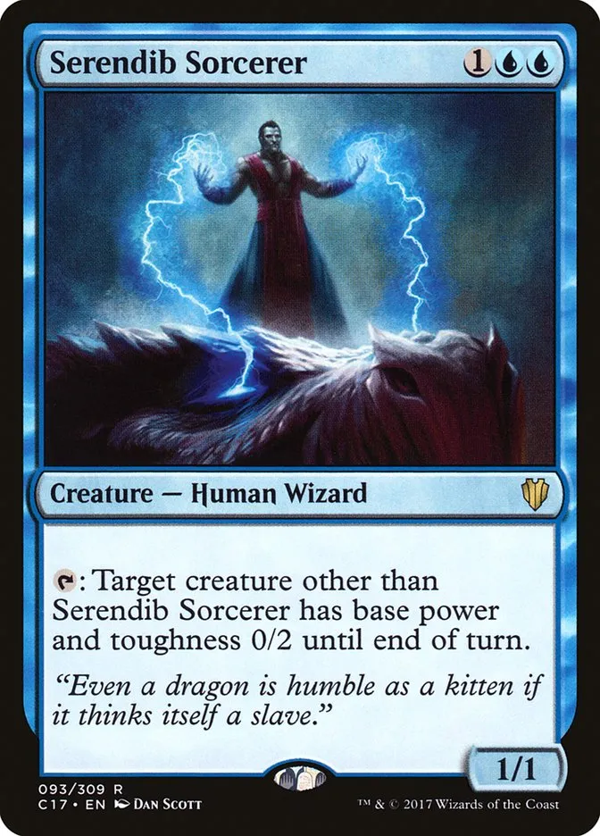 2017 Commander 2017 Serendib Sorcerer #93 rare card image