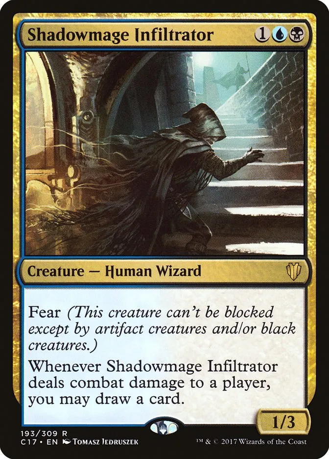 2017 Commander 2017 Shadowmage Infiltrator rare #193 rare card image