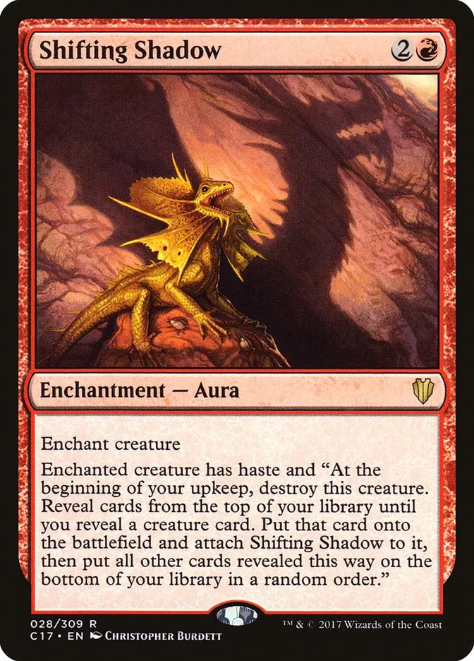 2017 Commander 2017 Shifting Shadow rare #28 rare card image