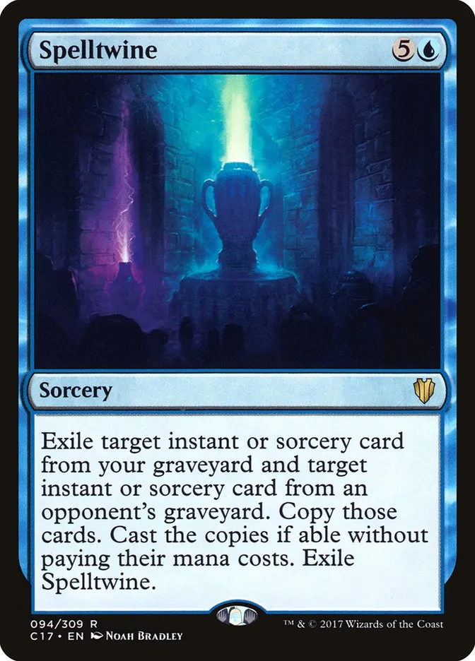 2017 Commander 2017 Spelltwine rare #94 rare card image