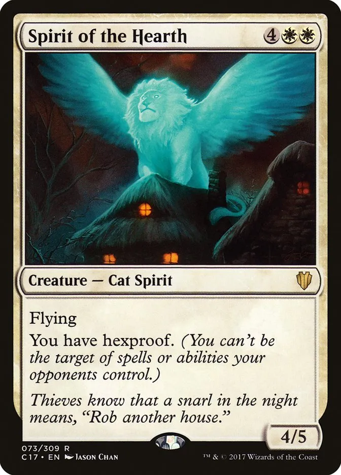 2017 Commander 2017 Spirit of the Hearth #73 rare card image