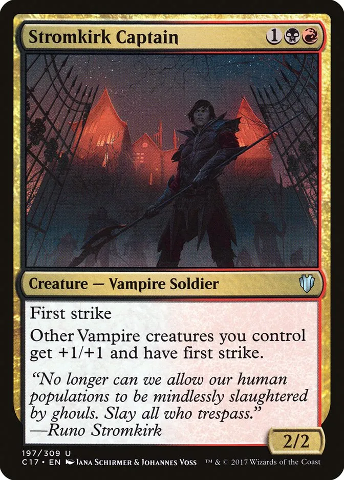 2017 Commander 2017 Stromkirk Captain uncommon #197 uncommon card image