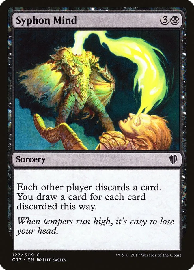 2017 Commander 2017 Syphon Mind common #127 common card image