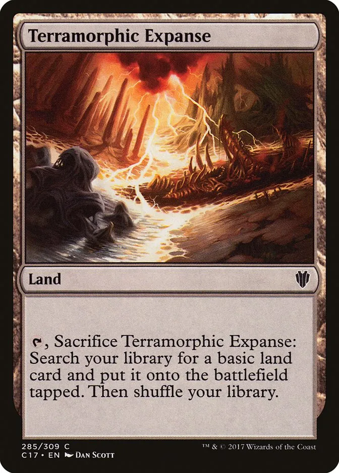 2017 Commander 2017 Terramorphic Expanse common #285 common card image