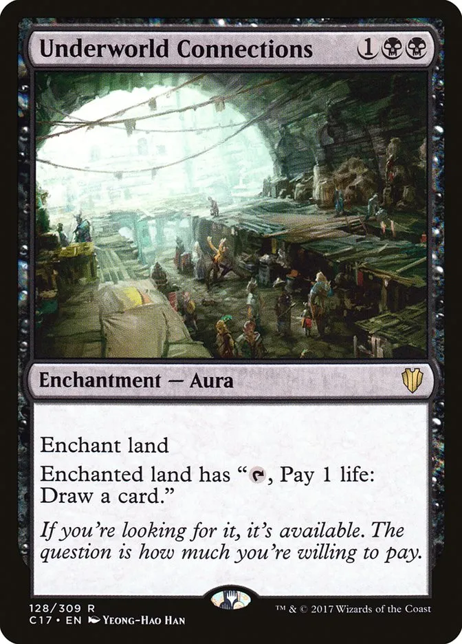 2017 Commander 2017 Underworld Connections rare #128 rare card image