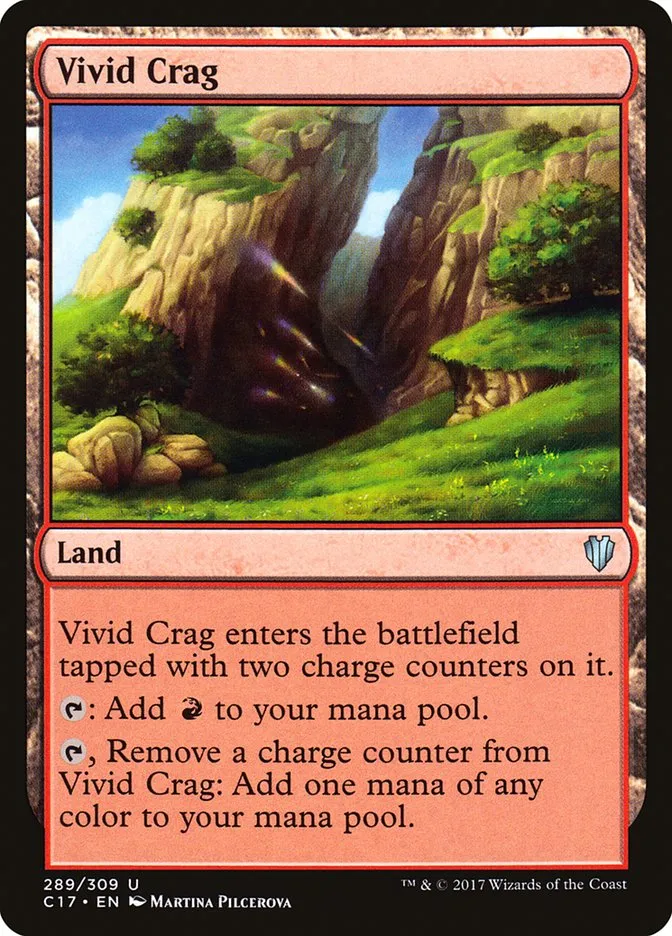 2017 Commander 2017 Vivid Crag uncommon #289 uncommon card image