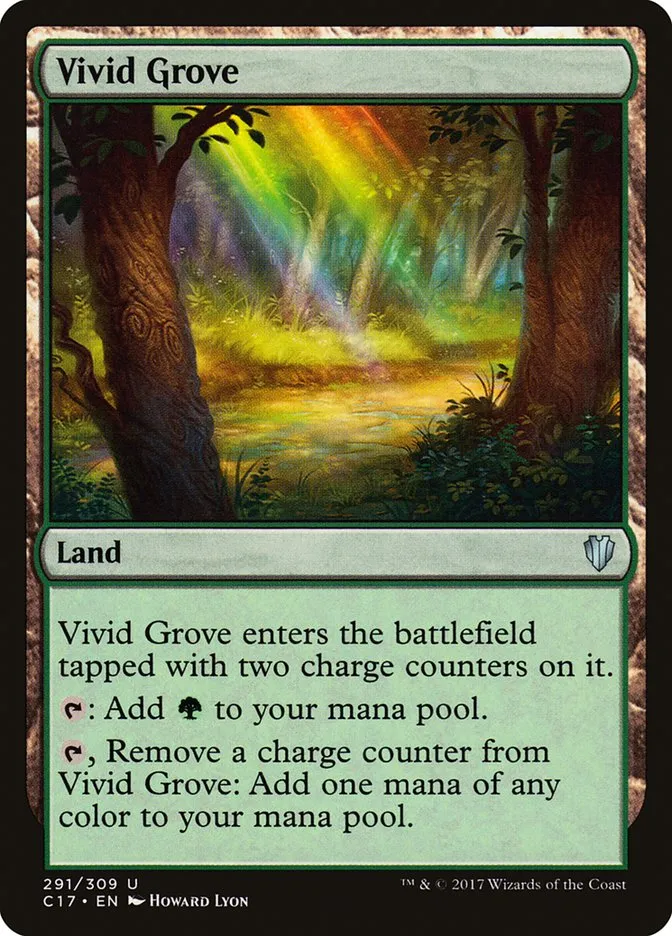 2017 Commander 2017 Vivid Grove uncommon #291 uncommon card image