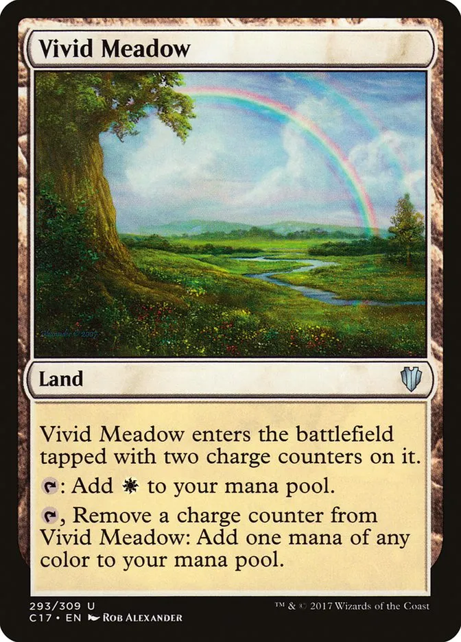 2017 Commander 2017 Vivid Meadow uncommon #293 uncommon card image
