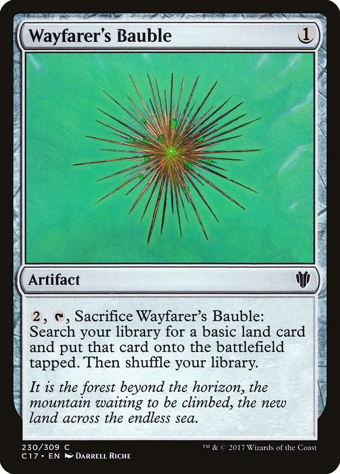 2017 Commander 2017 Wayfarer's Bauble common #230 common card image