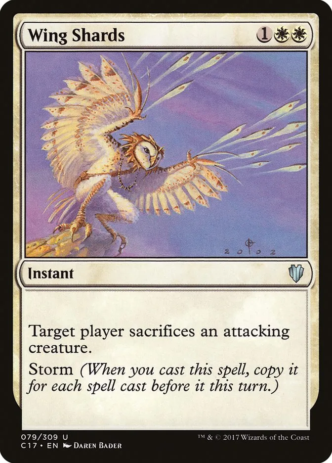 2017 Commander 2017 Wing Shards uncommon #79 uncommon card image
