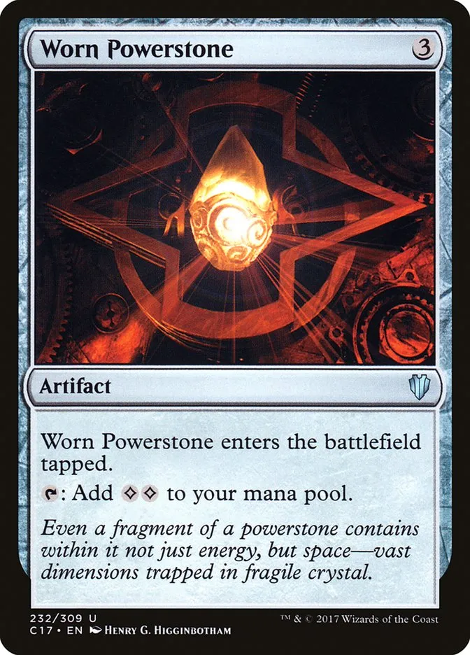 2017 Commander 2017 Worn Powerstone uncommon #232 uncommon card image