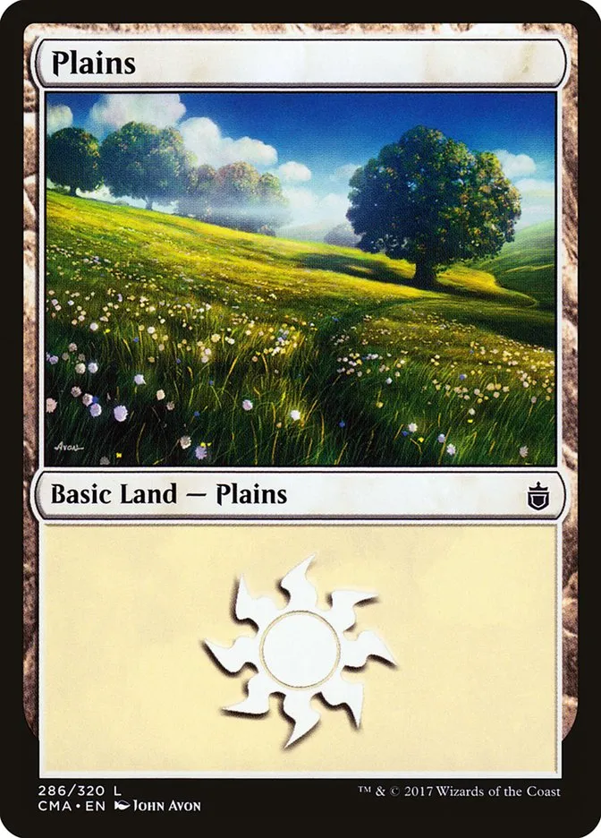 2017 Commander Anthology Plains common #286 common card image