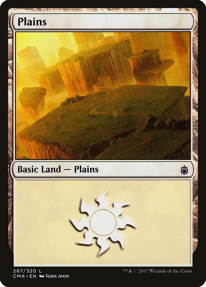 2017 Commander Anthology Plains common #287 common card image