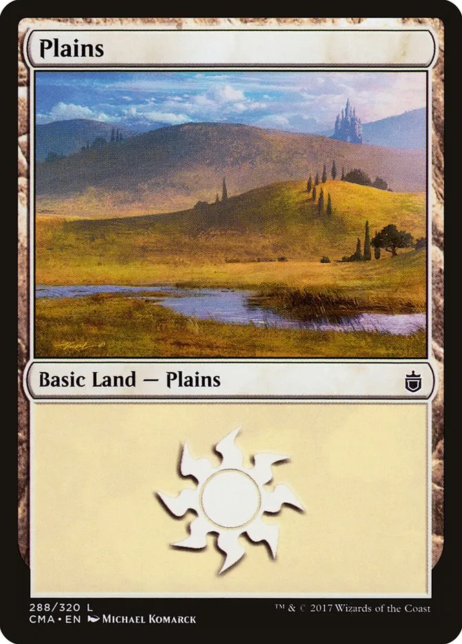 2017 Commander Anthology Plains common #288 common card image