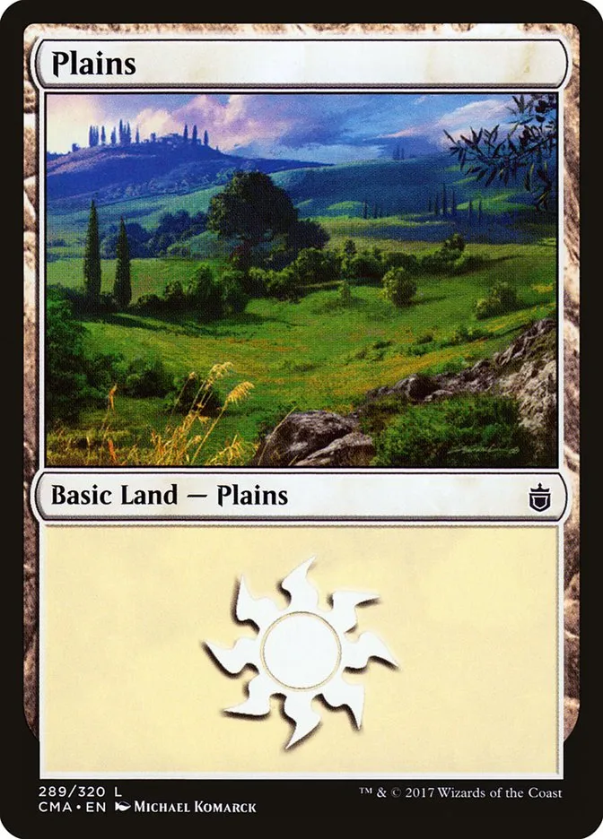 2017 Commander Anthology Plains common #289 common card image