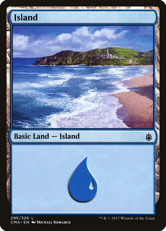 2017 Commander Anthology Island #295 common card image