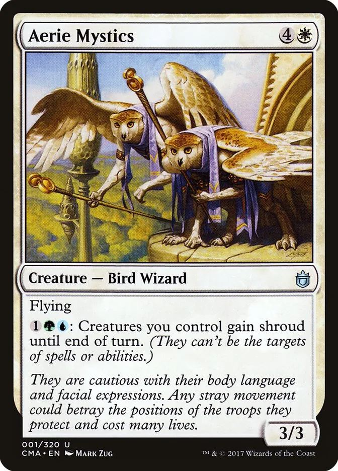 2017 Commander Anthology Aerie Mystics uncommon #1 uncommon card image