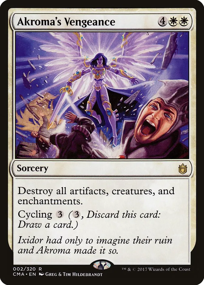 2017 Commander Anthology Akroma's Vengeance #2 rare card image
