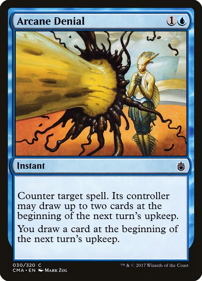 2017 Commander Anthology Arcane Denial common #30 common card image