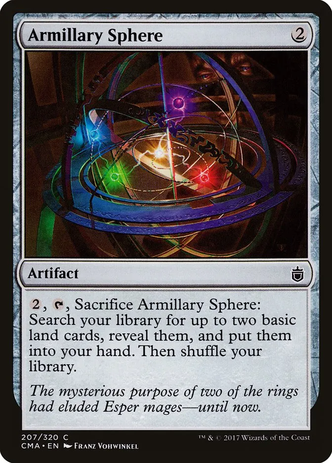 2017 Commander Anthology Armillary Sphere common #207 common card image