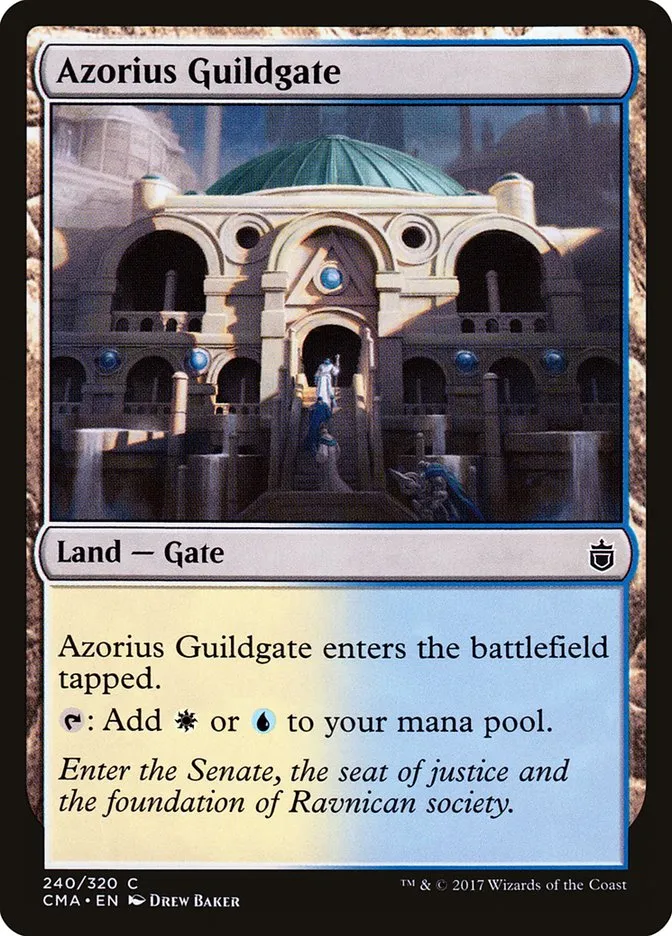 2017 Commander Anthology Azorius Guildgate common #240 common card image