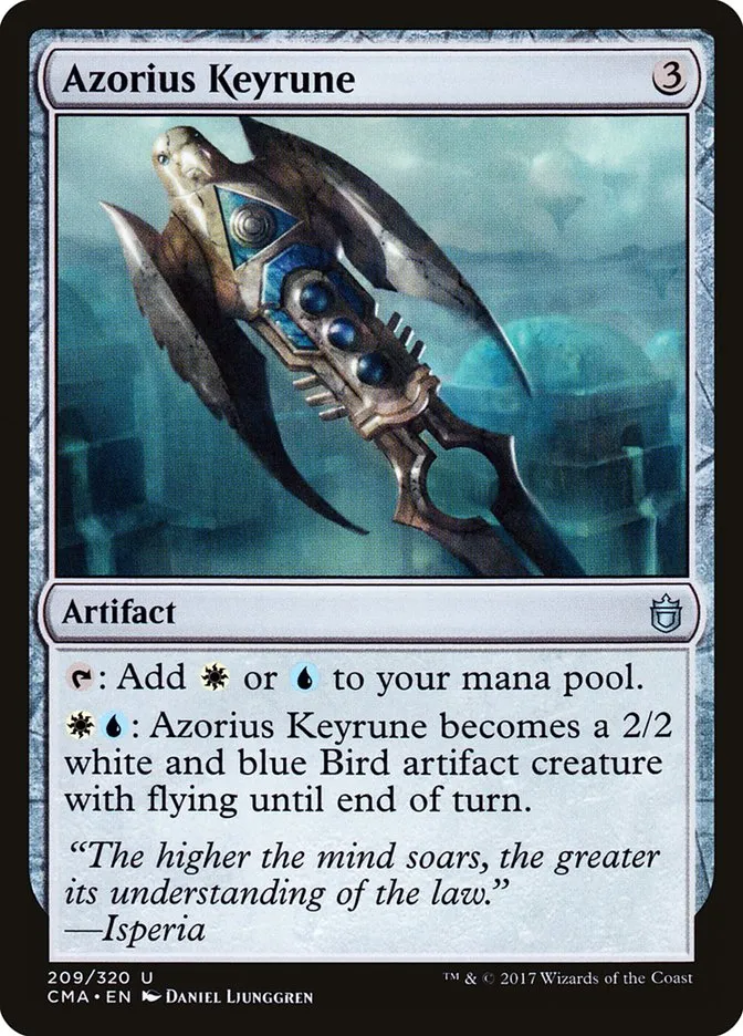 2017 Commander Anthology Azorius Keyrune uncommon #209 uncommon card image