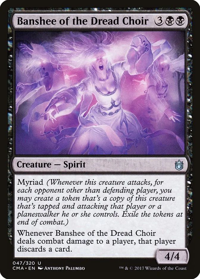 2017 Commander Anthology Banshee of the Dread Choir #47 uncommon card image