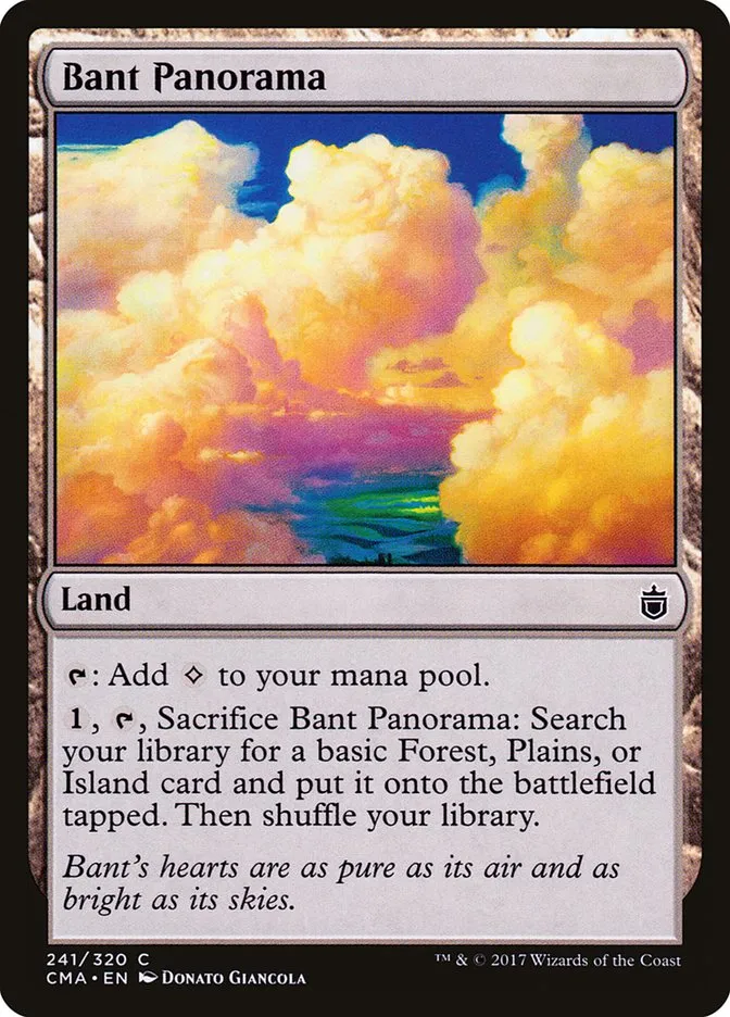 2017 Commander Anthology Bant Panorama common #241 common card image