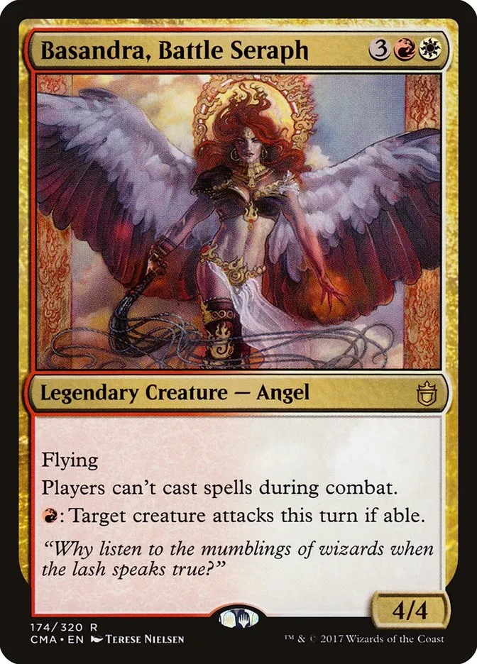2017 Commander Anthology Basandra, Battle Seraph rare #174 rare card image