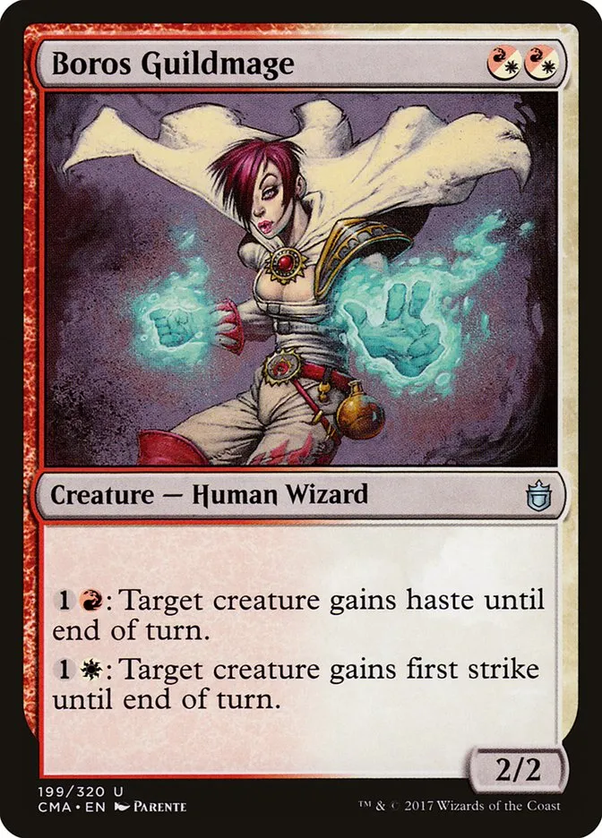2017 Commander Anthology Boros Guildmage uncommon #199 uncommon card image